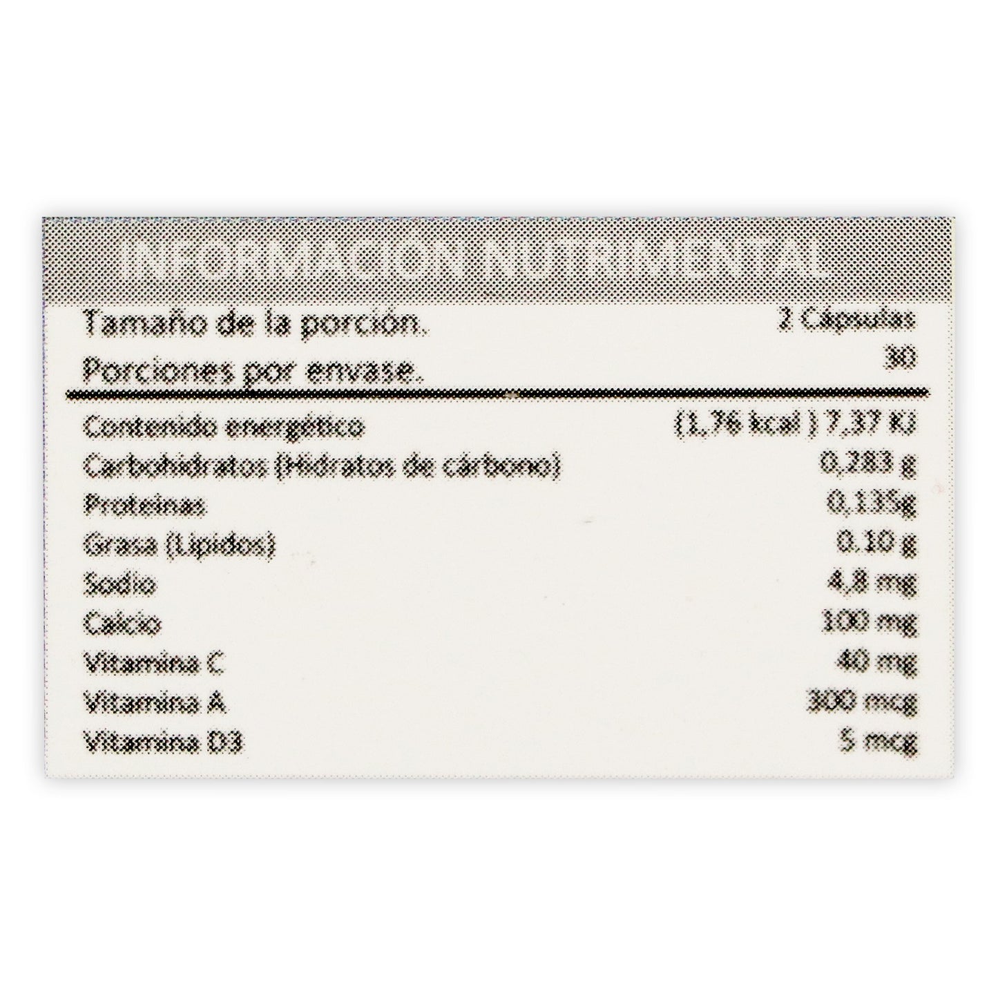 Stop acne con carbon activado y calendula 60 cápsulas