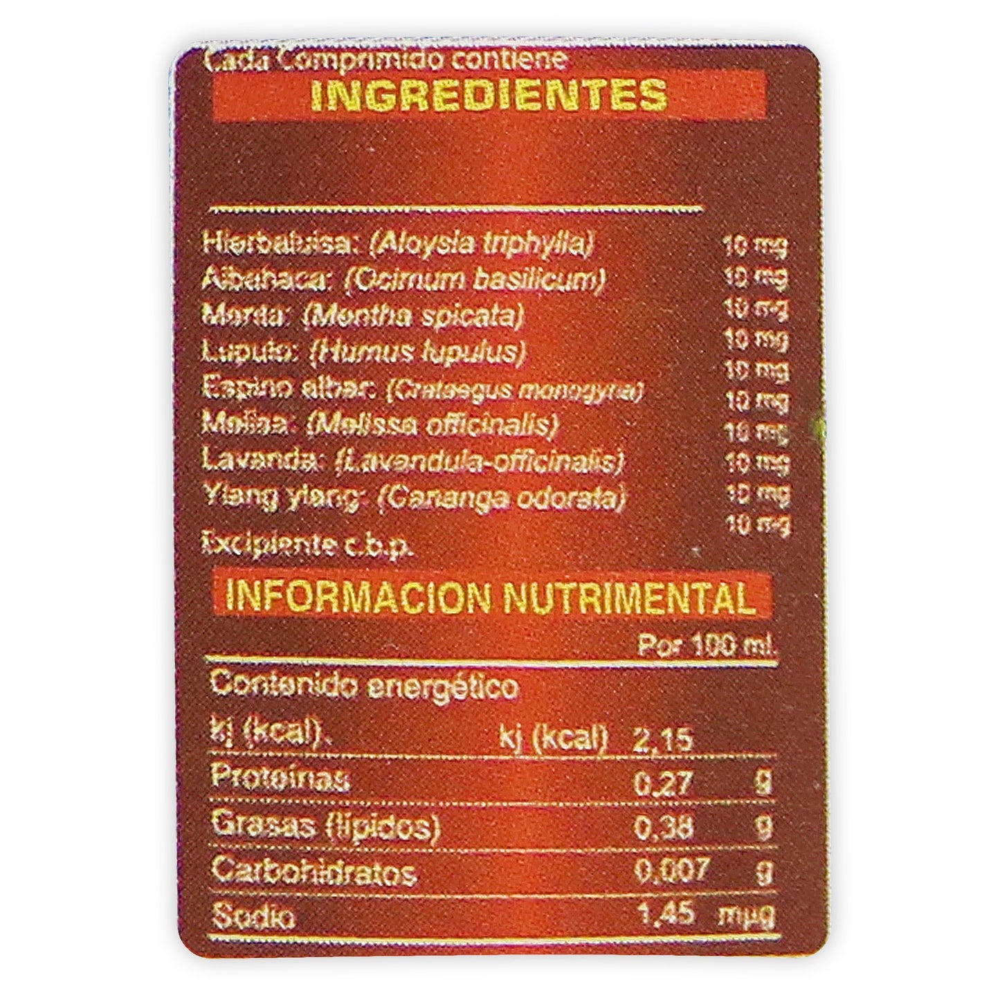 Tibetano 30 tabletas
